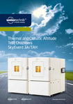 Download: Tủ thử nghiệm độ cao nhiệt và khí hậu Chambers SkyEvent TA / TAH
